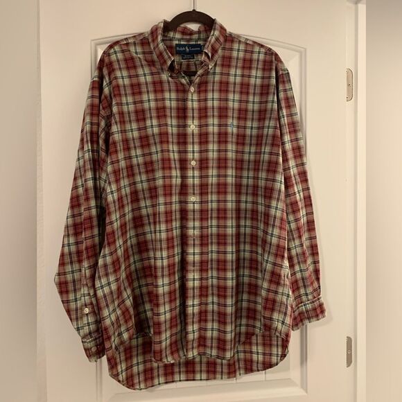 Ralph Lauren Blake 100% cotton Men’s button down shirt.  Size: L. - Picture 1 of 5